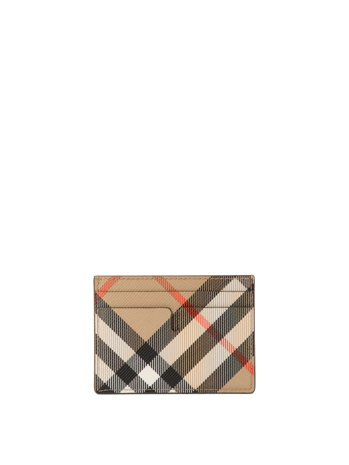 Check Wallets & Card Holders Beige