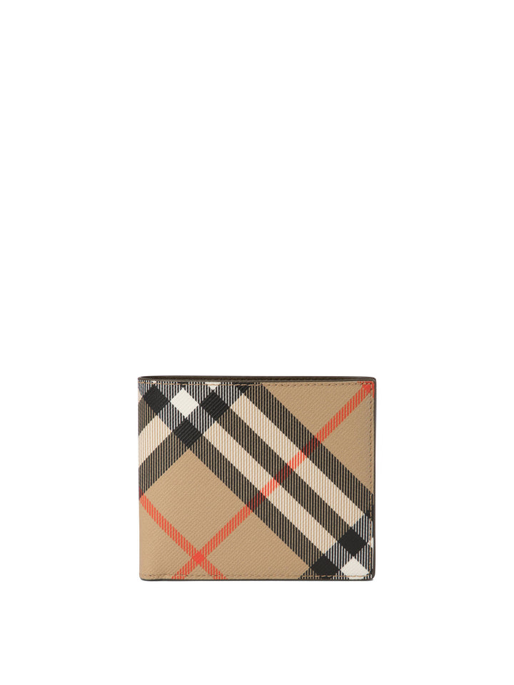 Check Wallets & Card Holders Beige