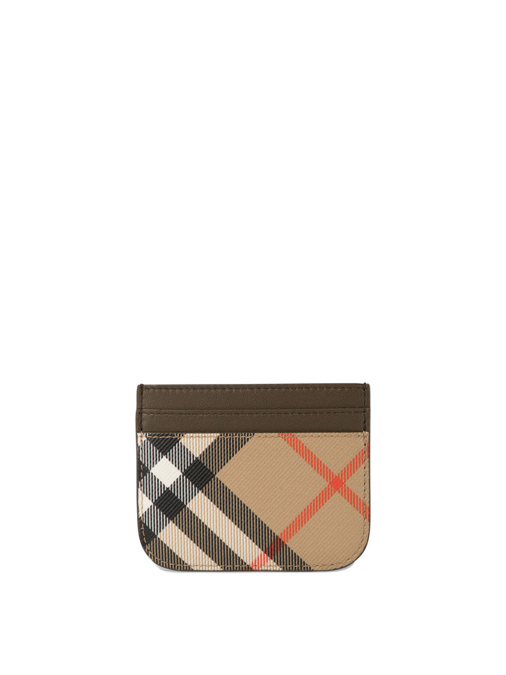 Check Wallets & Card Holders Beige