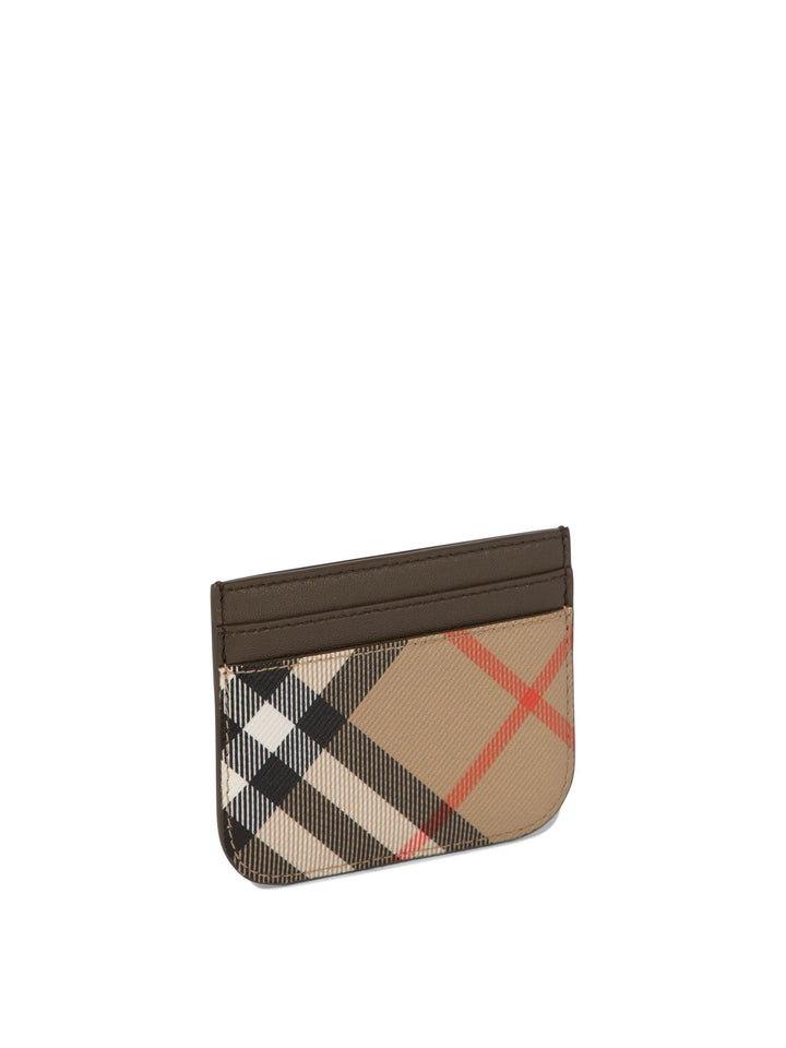 Check Wallets & Card Holders Beige