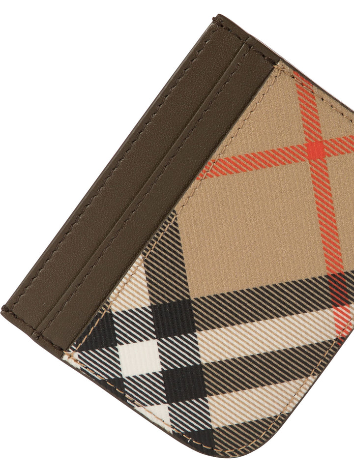 Check Wallets & Card Holders Beige