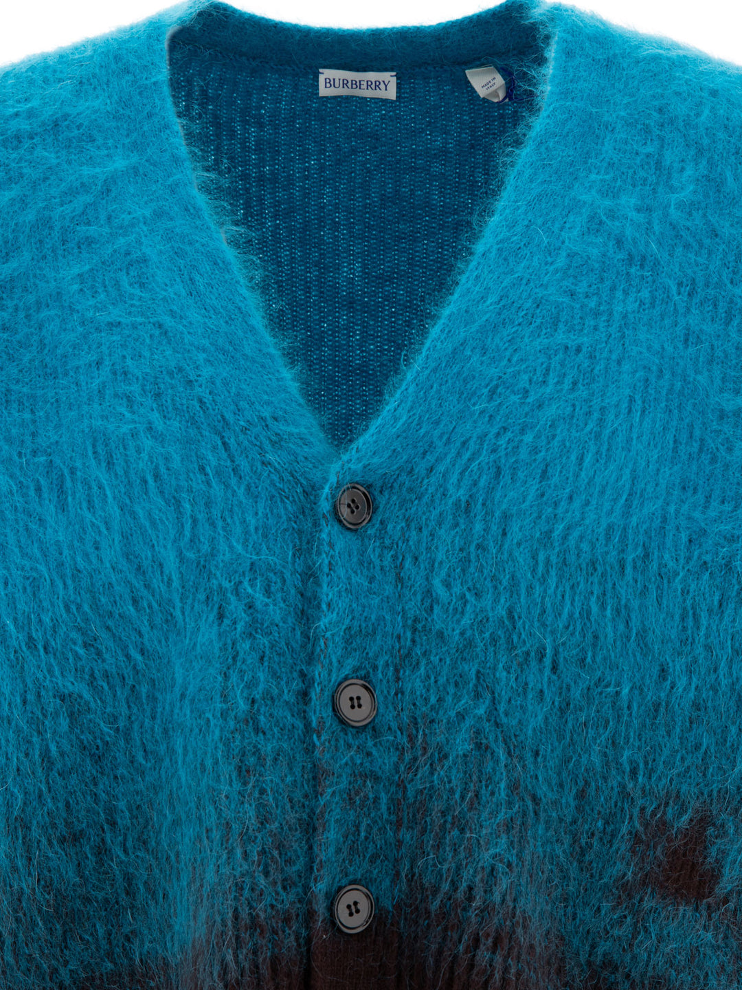 Wool And Mohair Cardigan Knitwear Light Blue