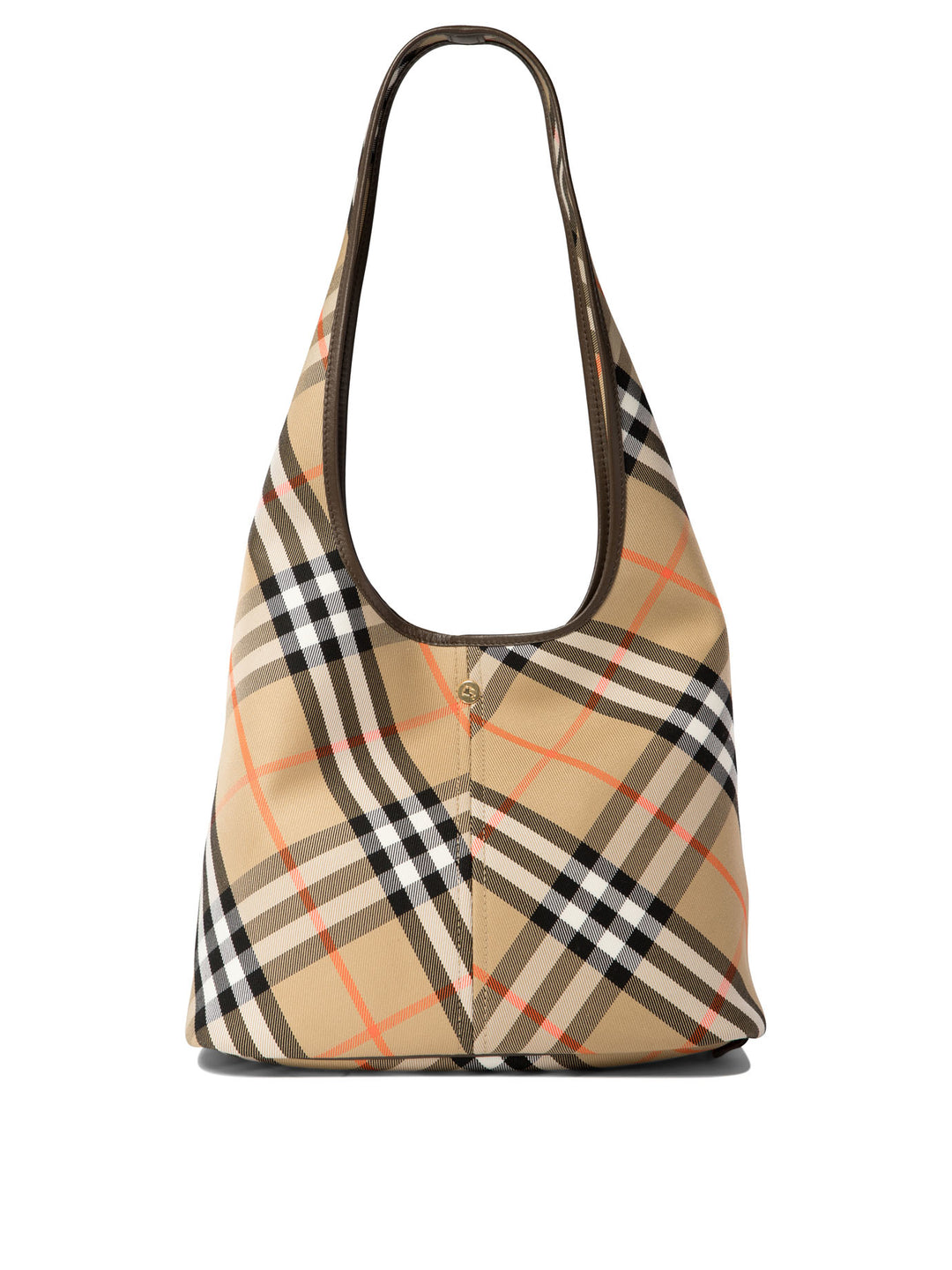 Small Check Shoulder Bags Beige