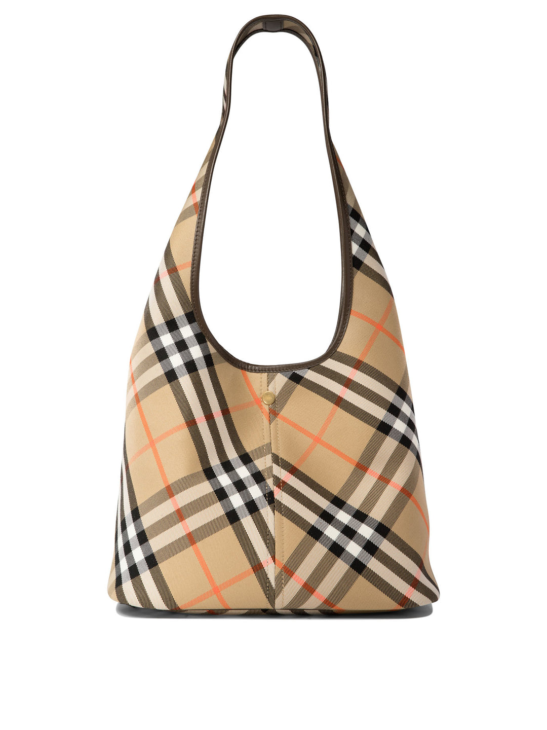 Small Check Shoulder Bags Beige