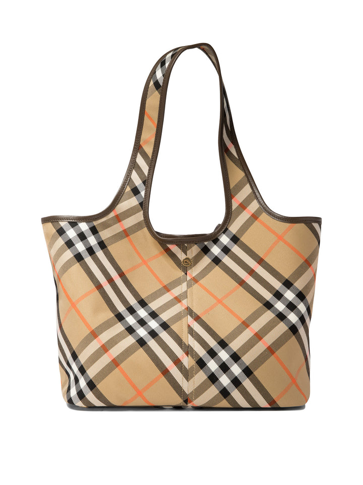 Check Small Shoulder Bags Beige