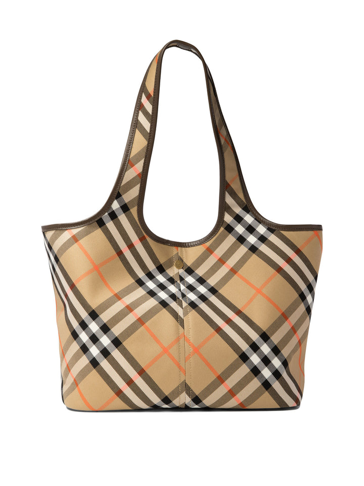 Check Small Shoulder Bags Beige