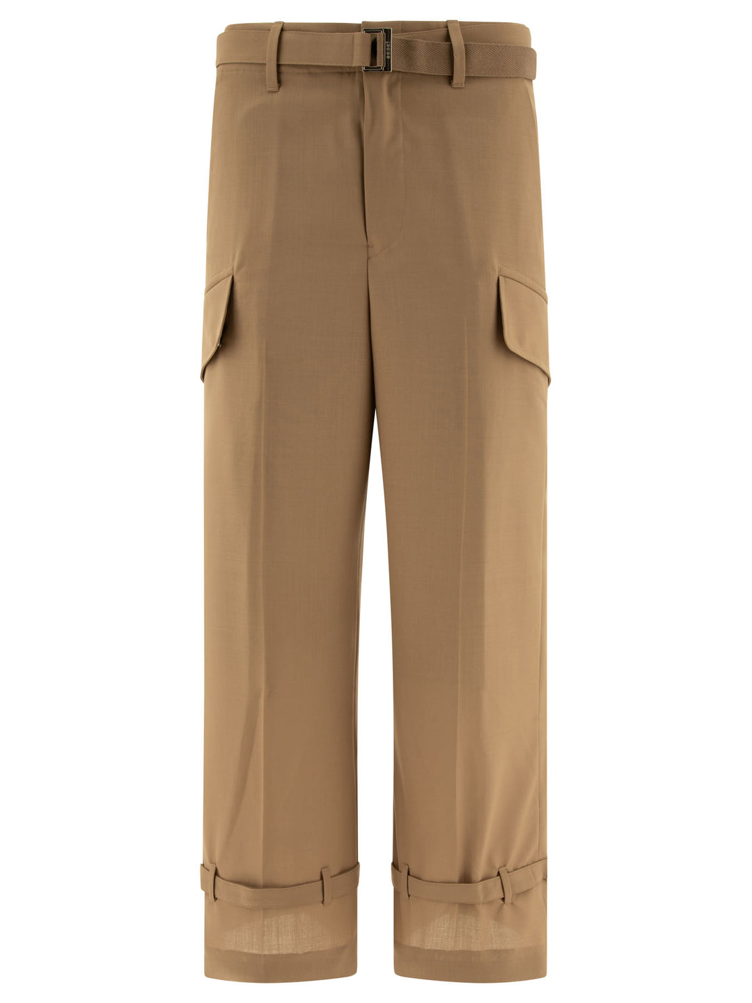 Belted Trousers Beige