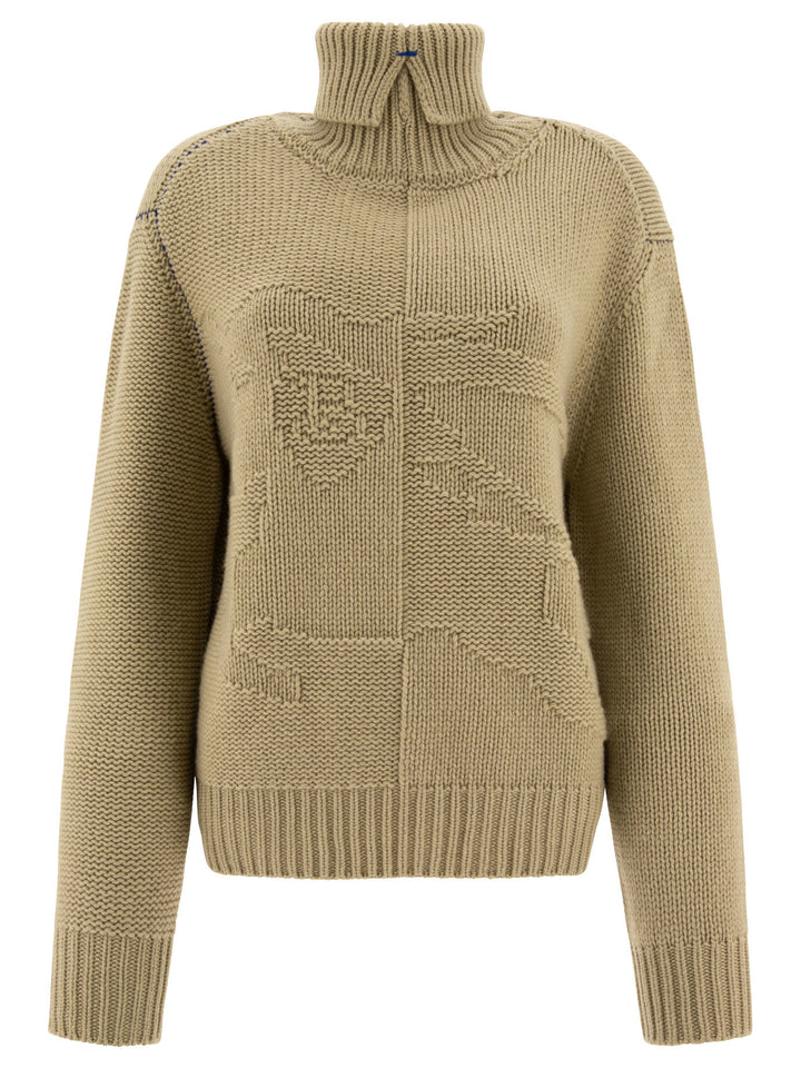 Cashmere Sweater With Ekd Knitwear Green