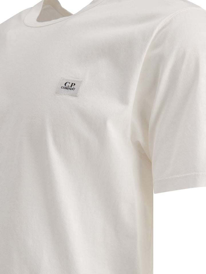 T-Shirt With Logo Patch T-Shirts White