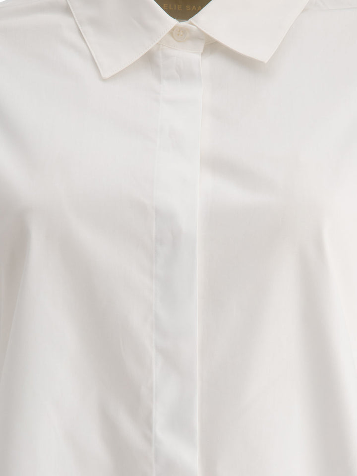 Shirt With Contrasting Profiles Shirts White