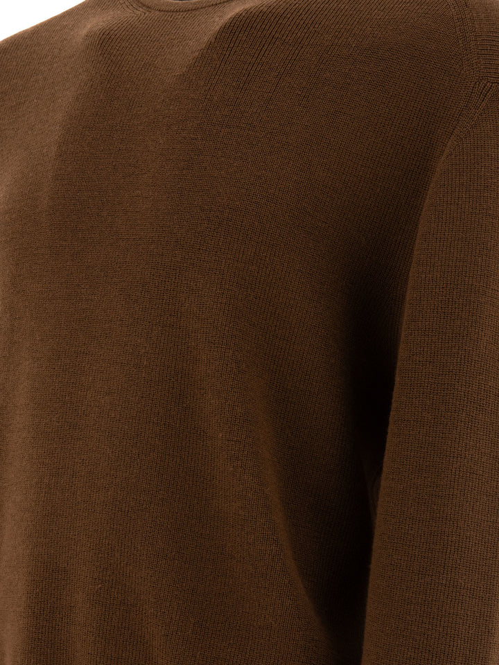 Wool-Blend Sweater Knitwear Brown