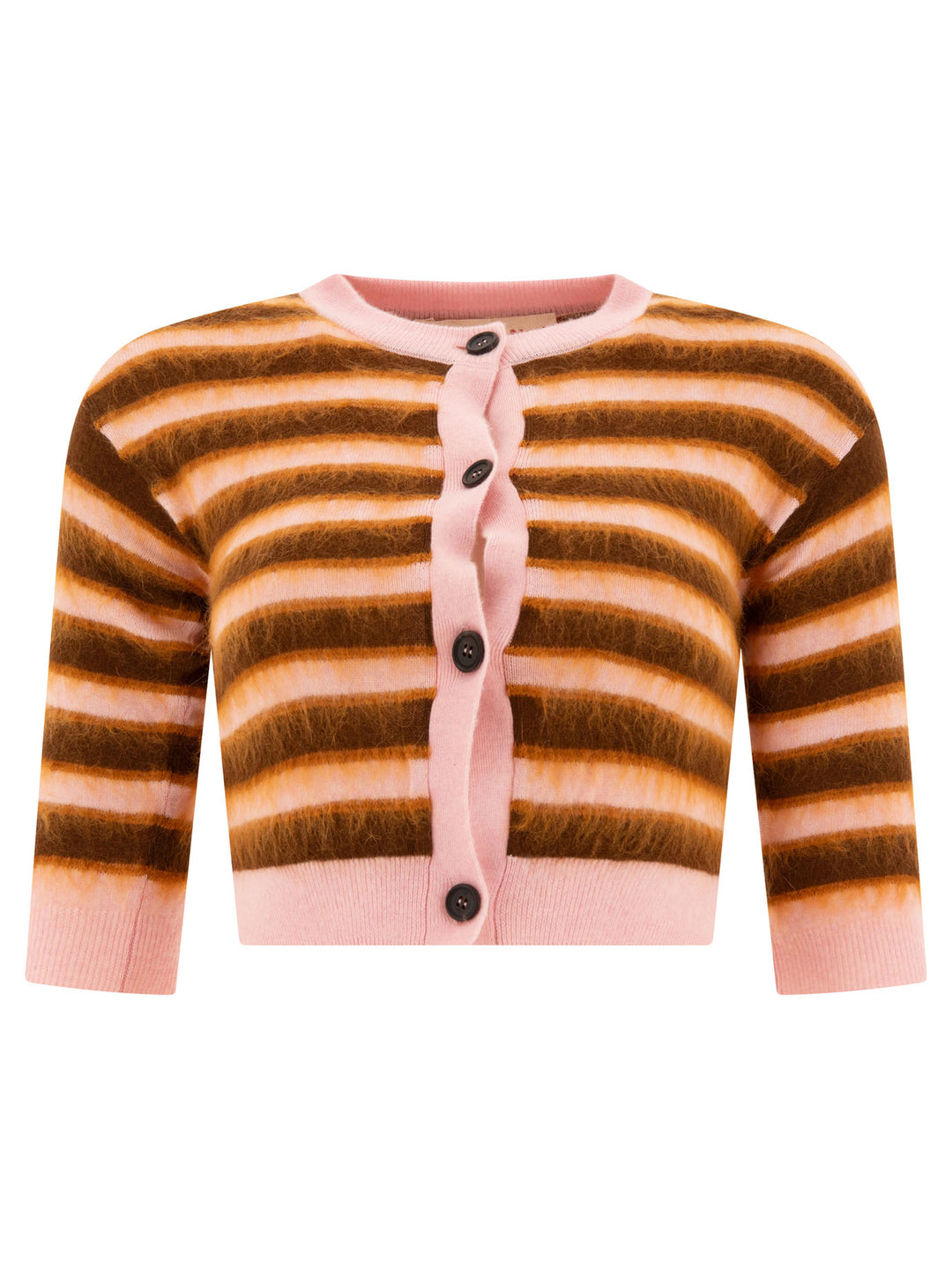 Mohair Cardigan Knitwear Pink