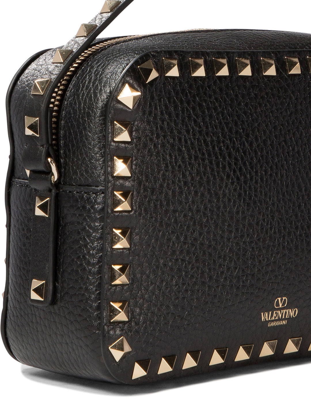 Rockstud Crossbody Bags Black