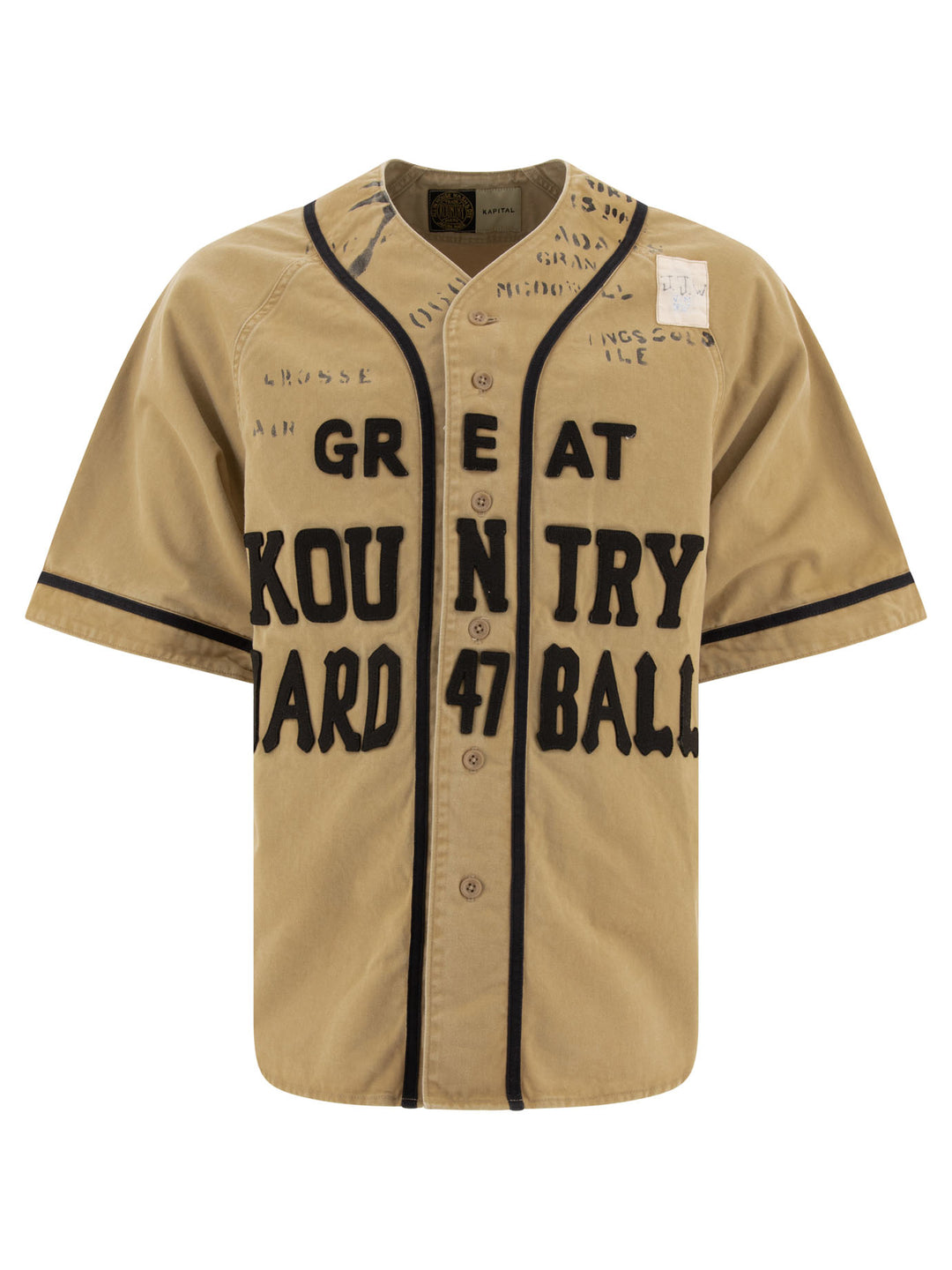 Great Kountry Distressed Shirts Beige