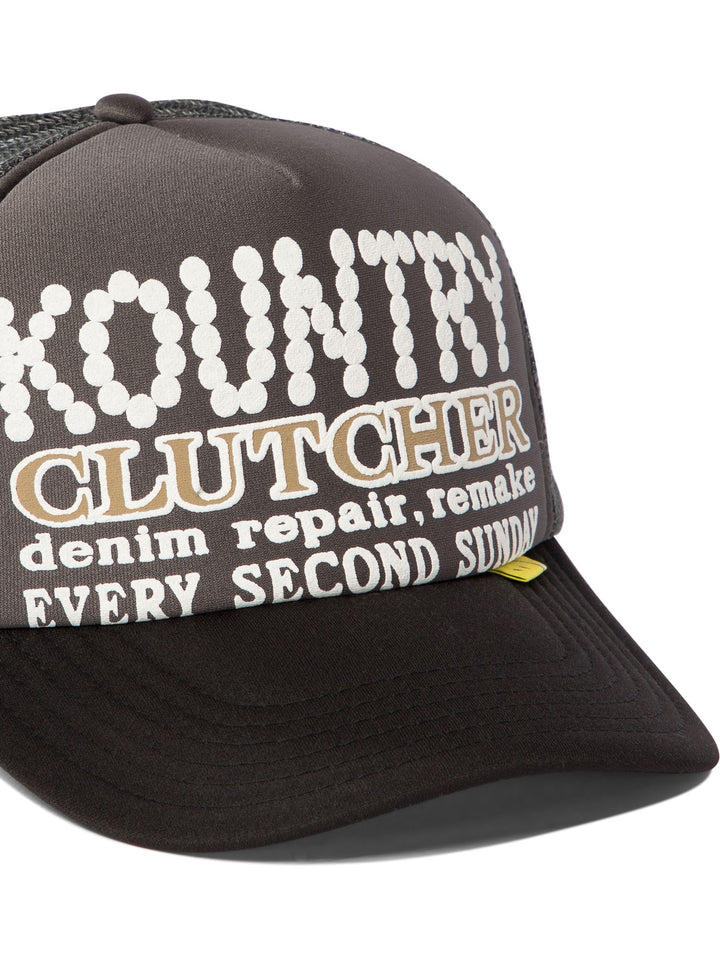 Pearl Clutcher Hats Black