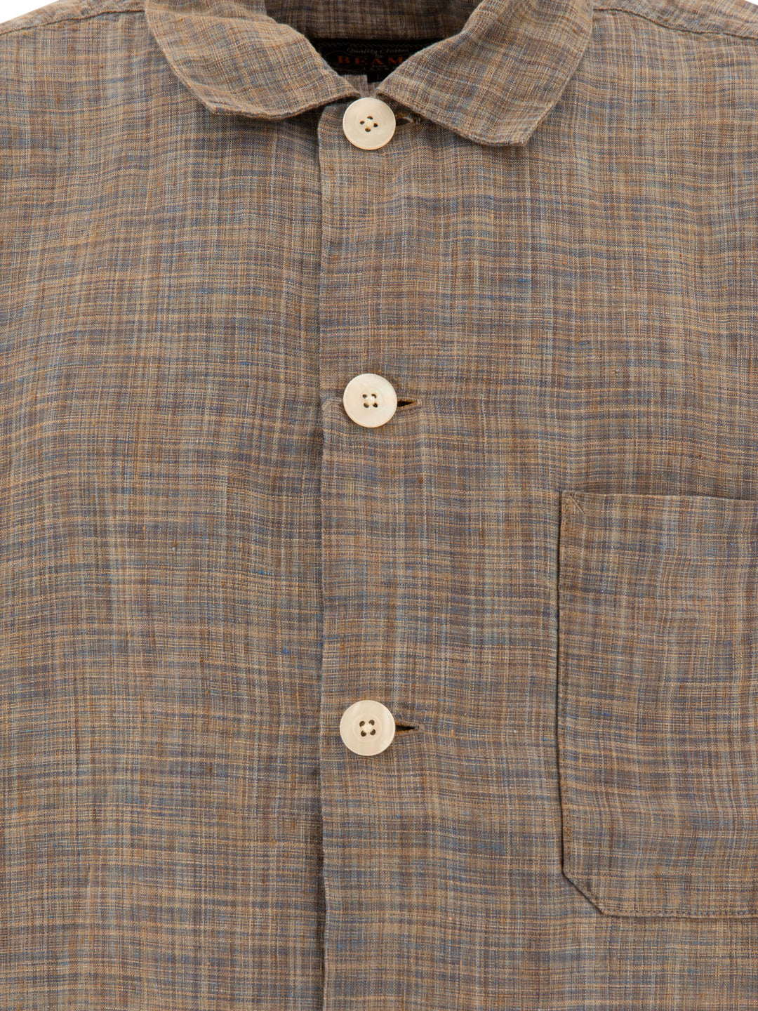 Multipocket Shirt Shirts Brown