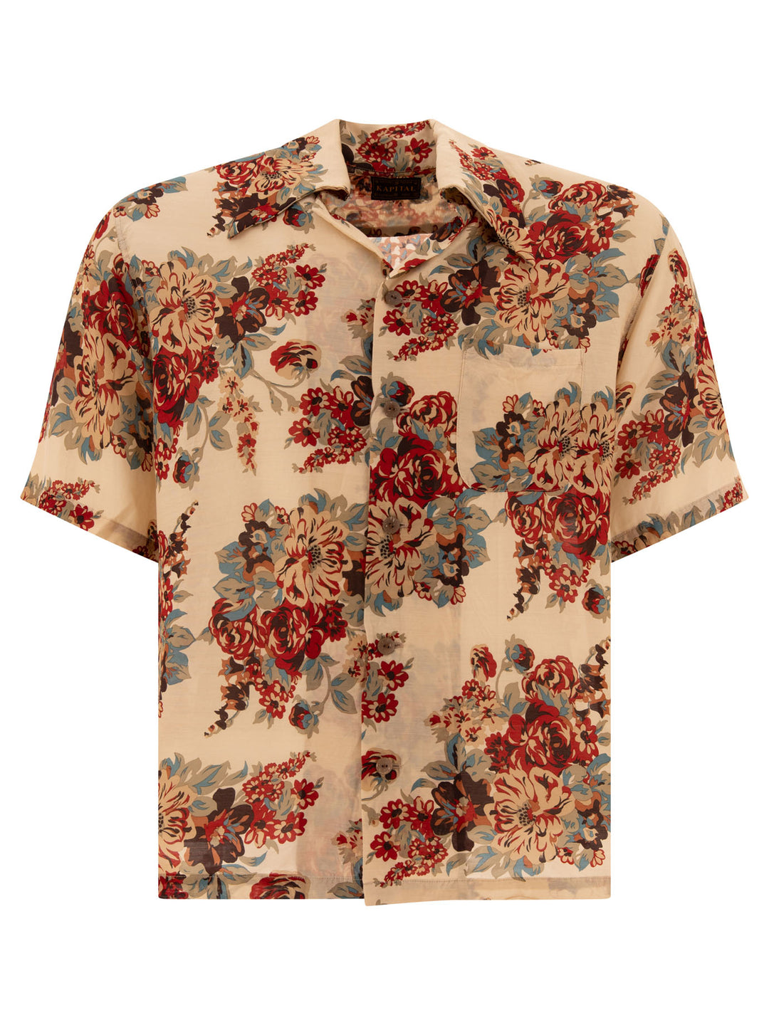 Maria Pattern Shirts Beige