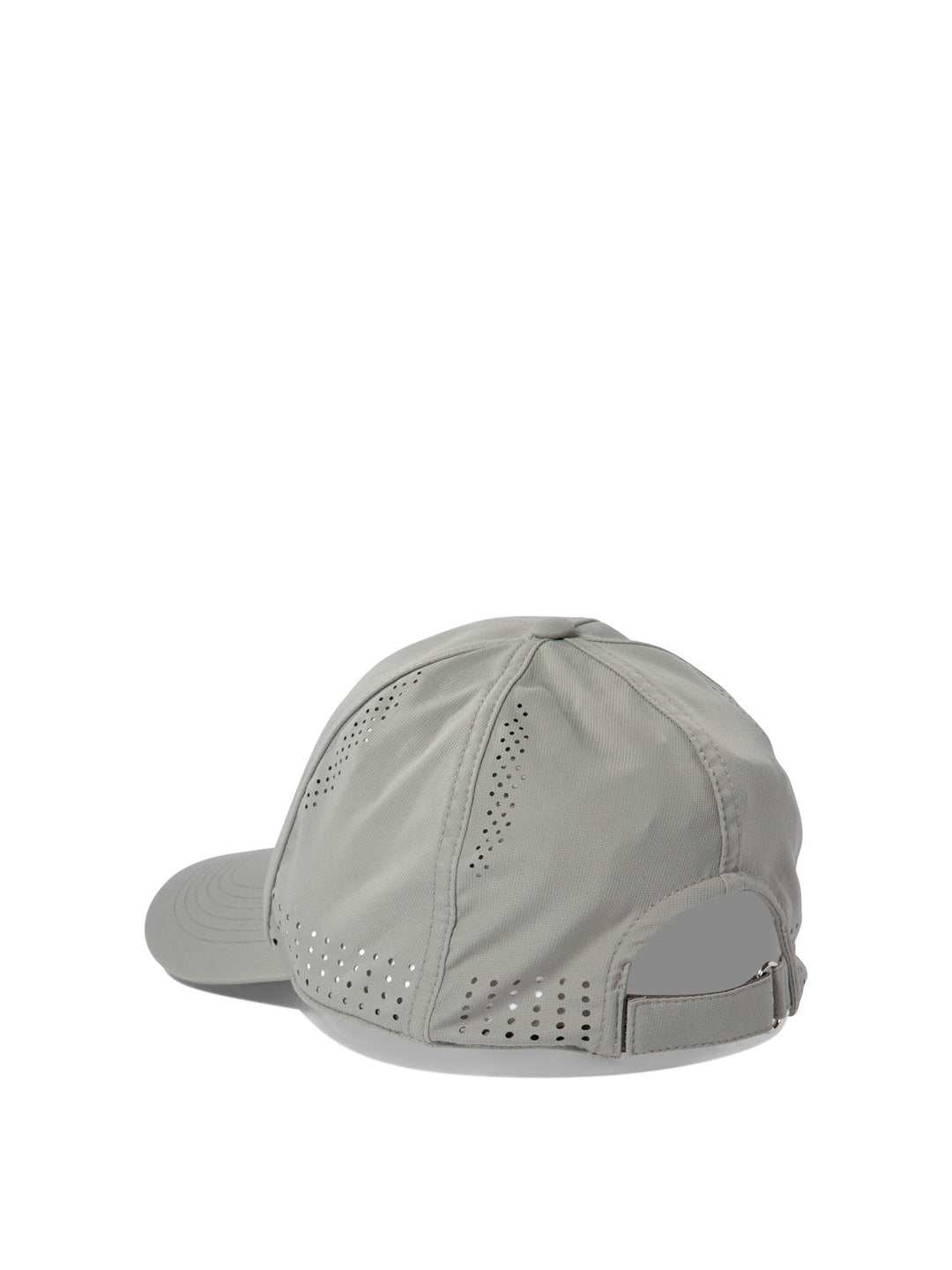 Lightweight Techno Fabric Cap With Tennis Print Hats Grey