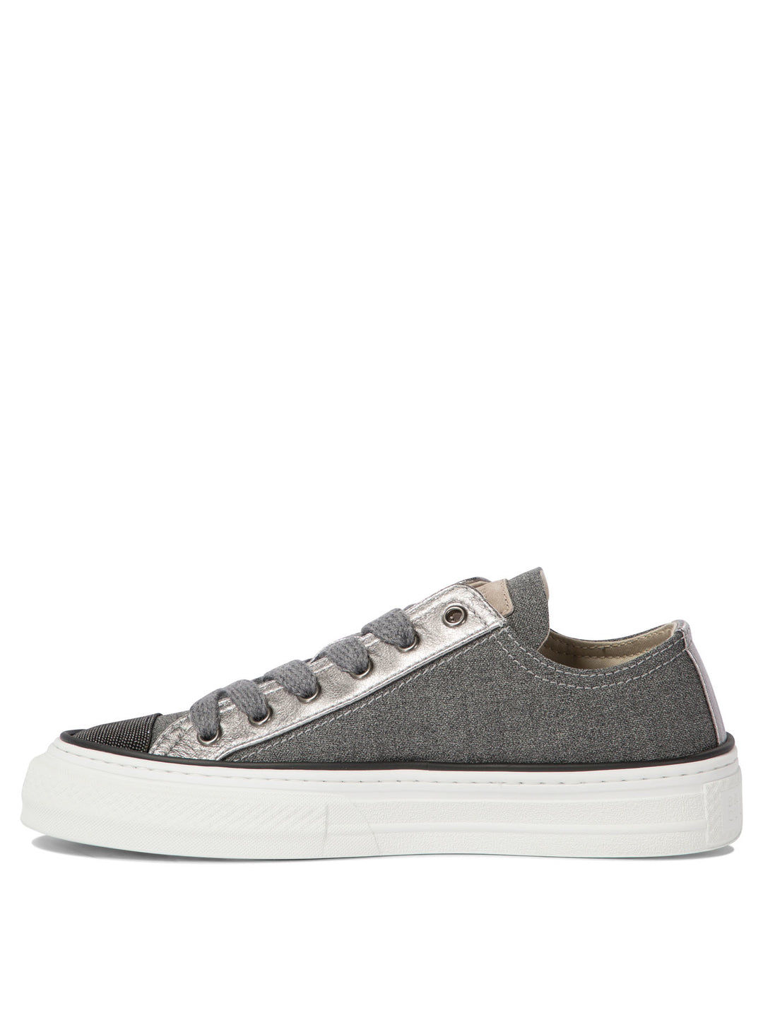 Sneakers With Monili Sneakers & Slip-On Grey