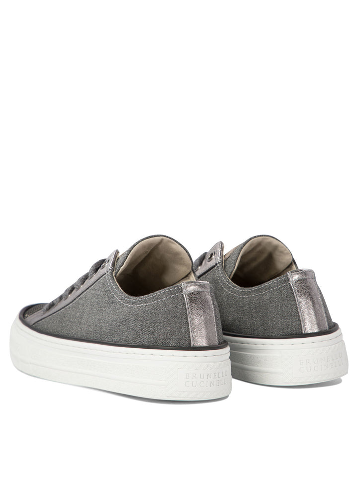 Sneakers With Monili Sneakers & Slip-On Grey