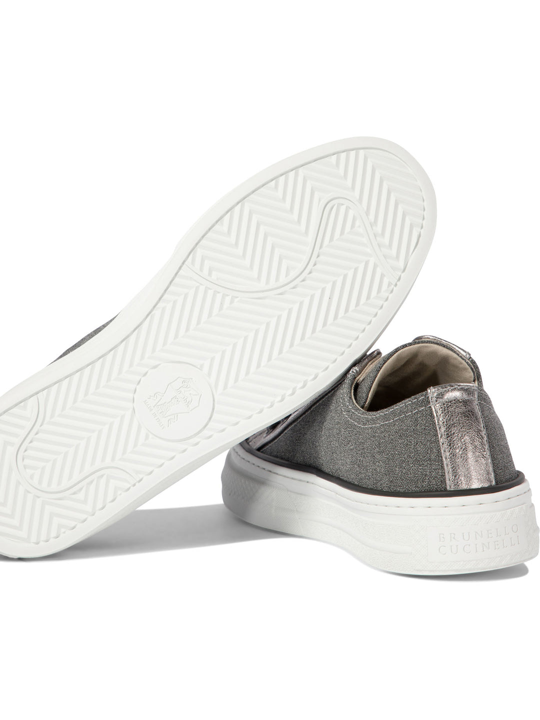 Sneakers With Monili Sneakers & Slip-On Grey