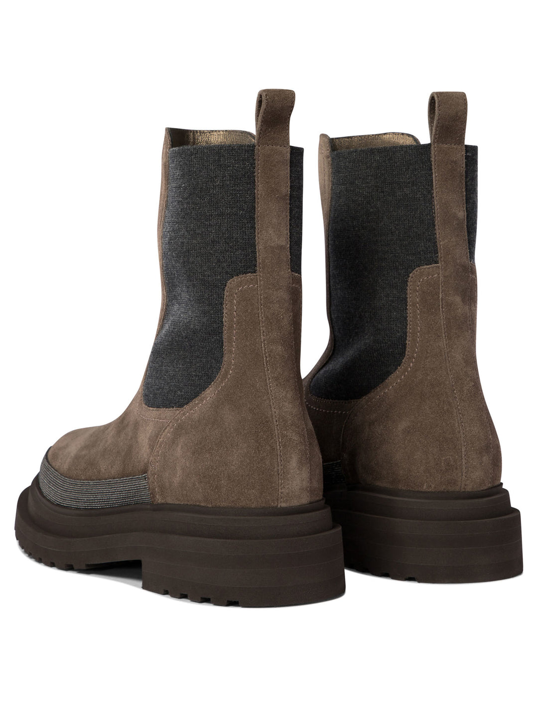 Chelsea Boots With Precious Contour Ankle Boots Brown