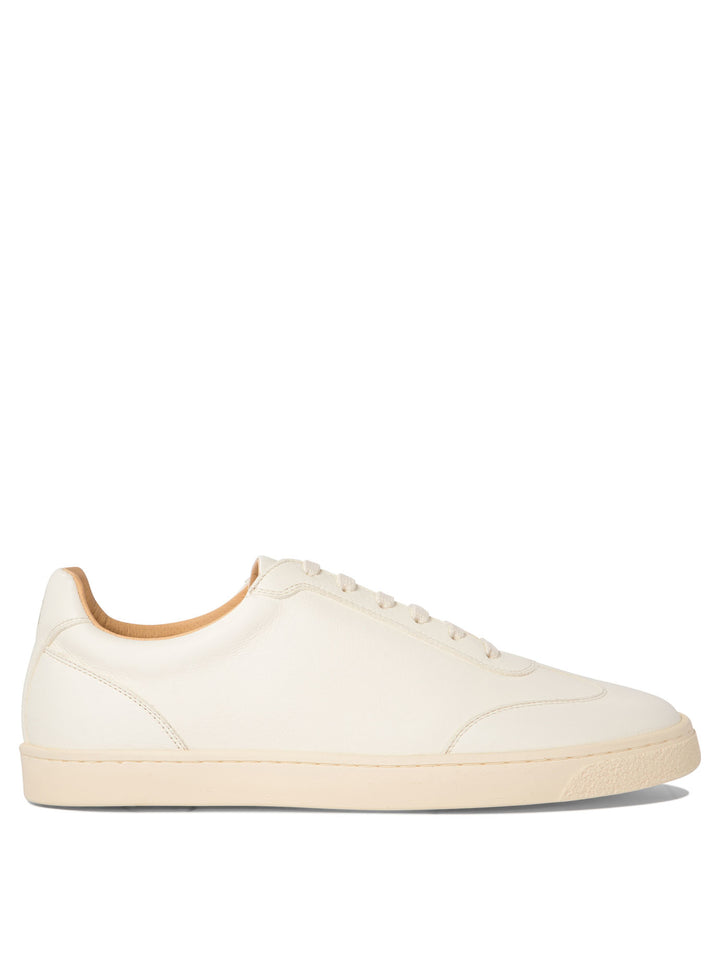 Leather Sneakers Sneakers & Slip-On White