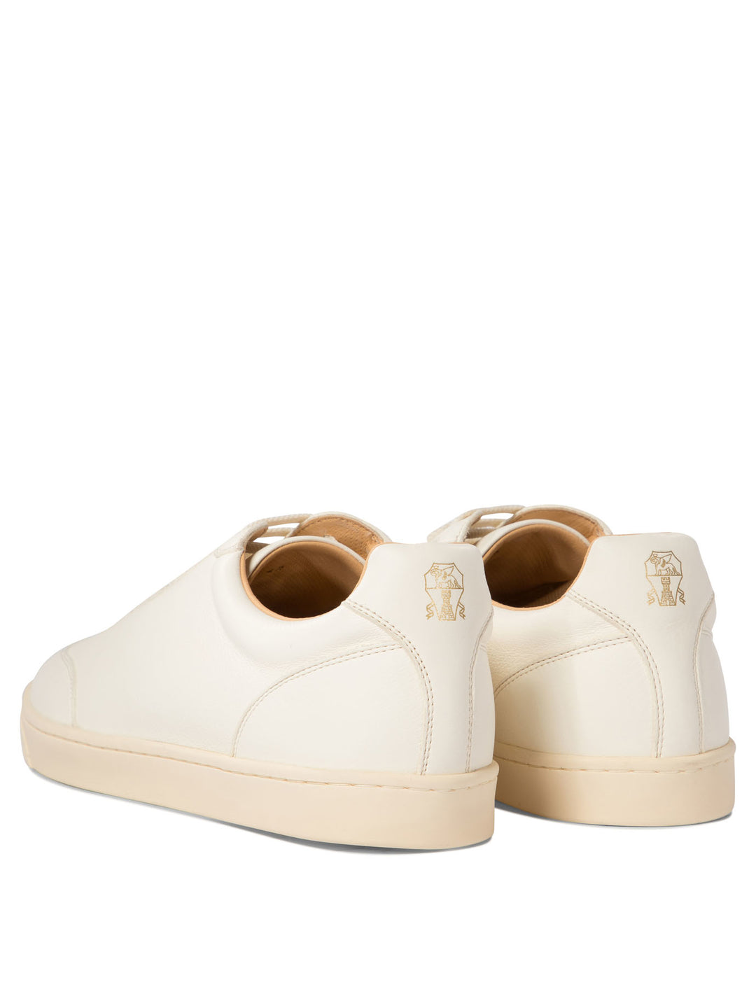 Leather Sneakers Sneakers & Slip-On White