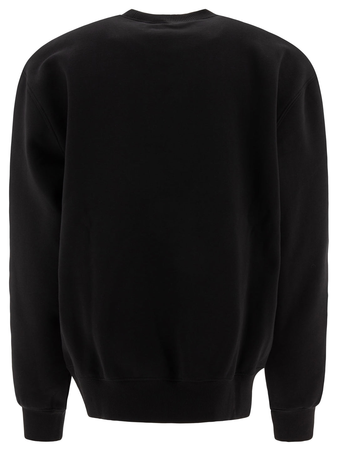 Sweatshirt With Embroidered Logo Sweatshirts Black