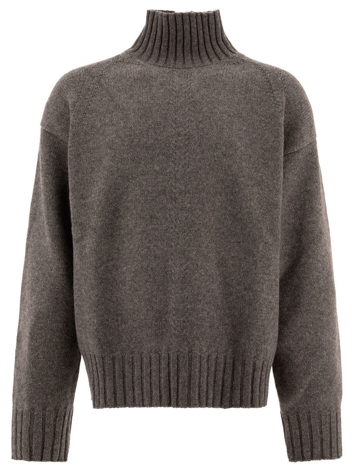 Turtleneck Sweater Knitwear Grey