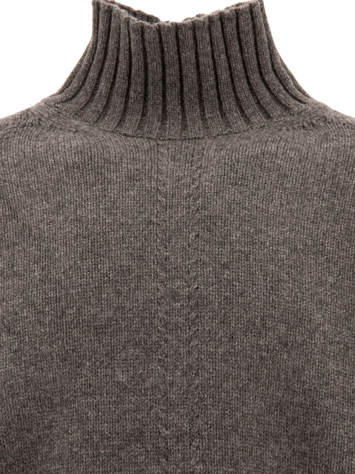 Turtleneck Sweater Knitwear Grey