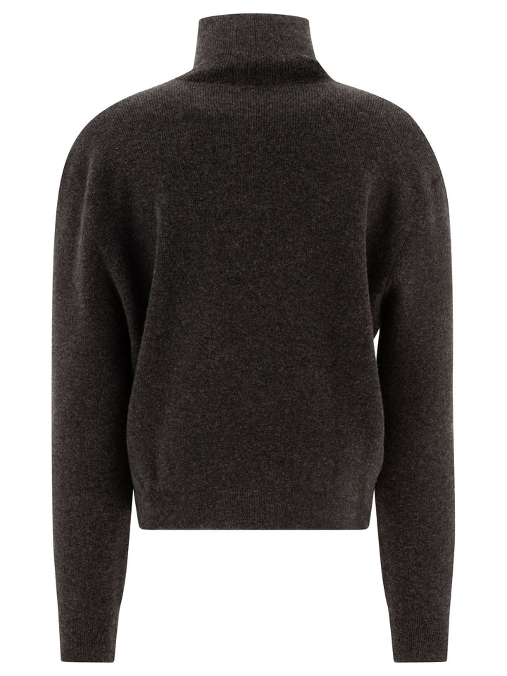 Turtleneck Sweater Knitwear Grey