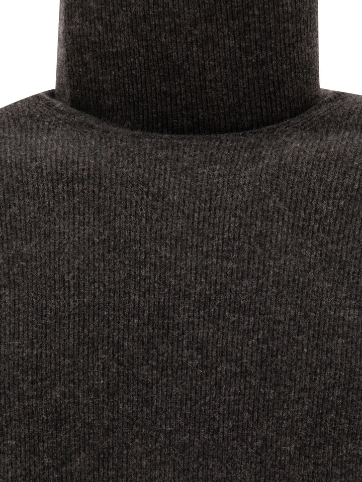 Turtleneck Sweater Knitwear Grey