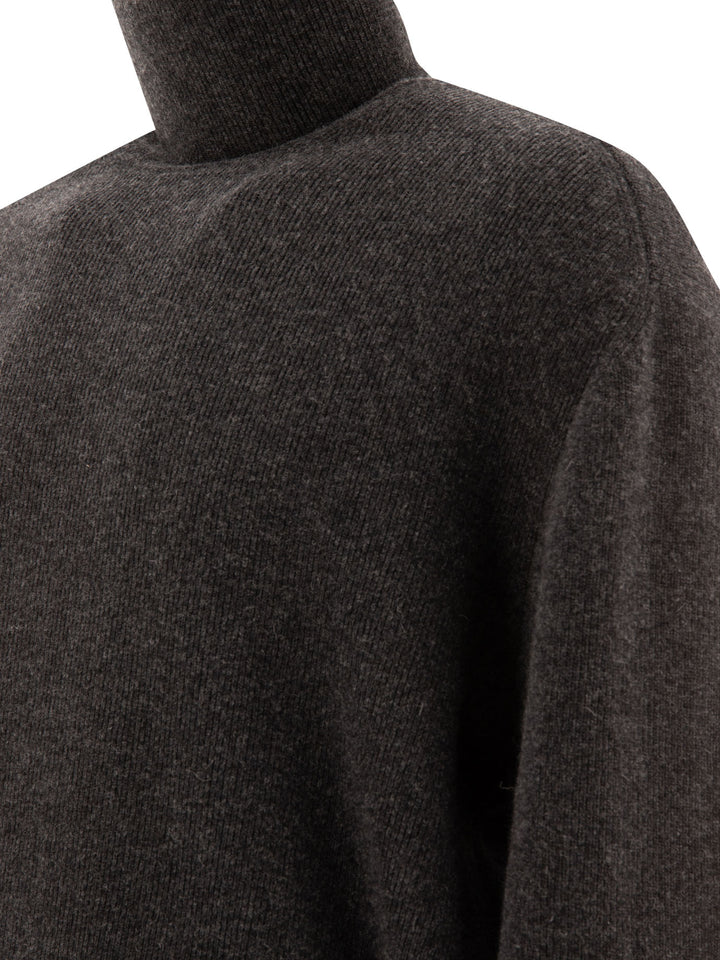 Turtleneck Sweater Knitwear Grey