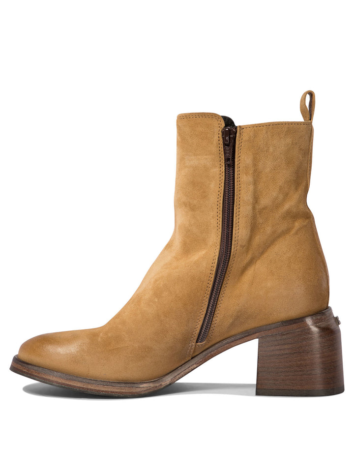 Agnes Ankle Boots Beige