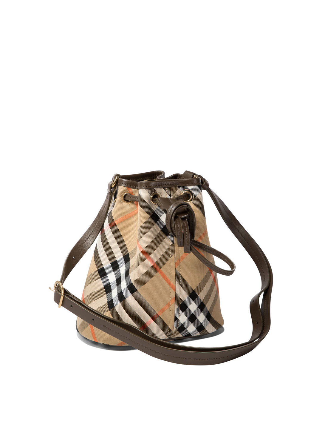 Check Mini Crossbody Bags Beige