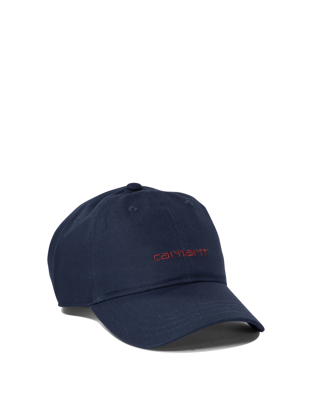 Canvas Script Hats Blue