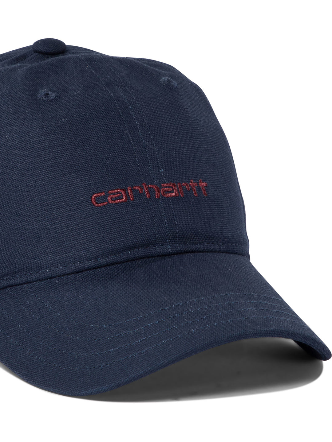 Canvas Script Hats Blue