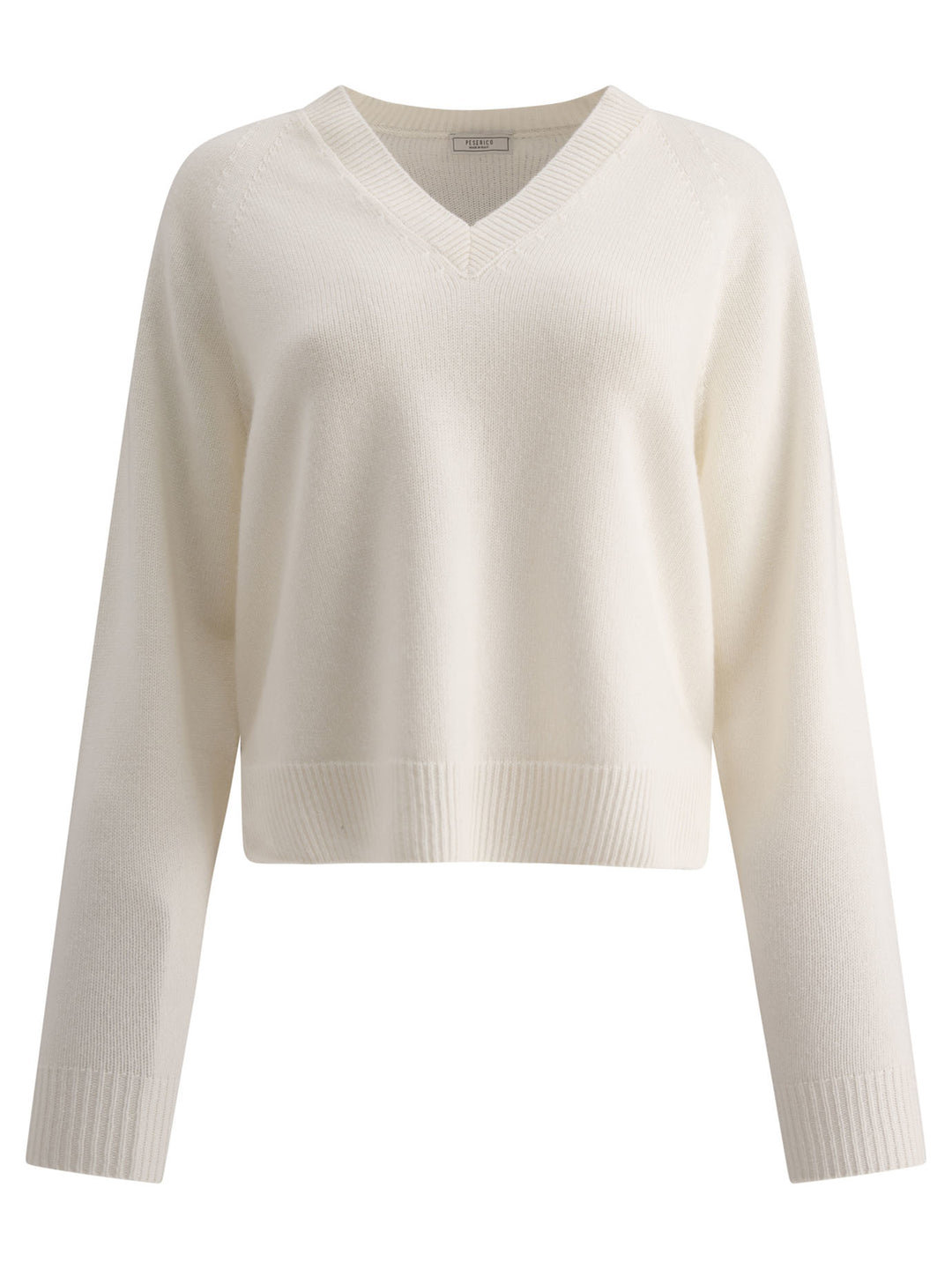 Sweater With Punto Luce Knitwear White