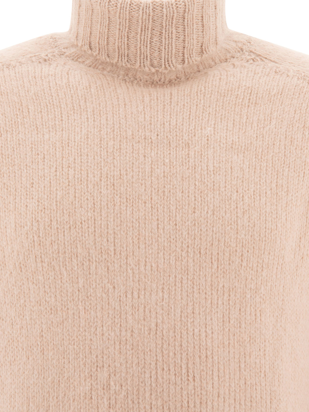 Mohair Turtleneck Sweater Knitwear Pink