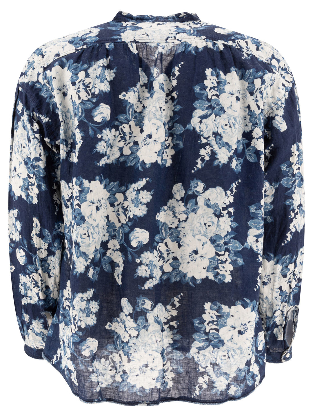 Champetre Discharge Shirts Blue