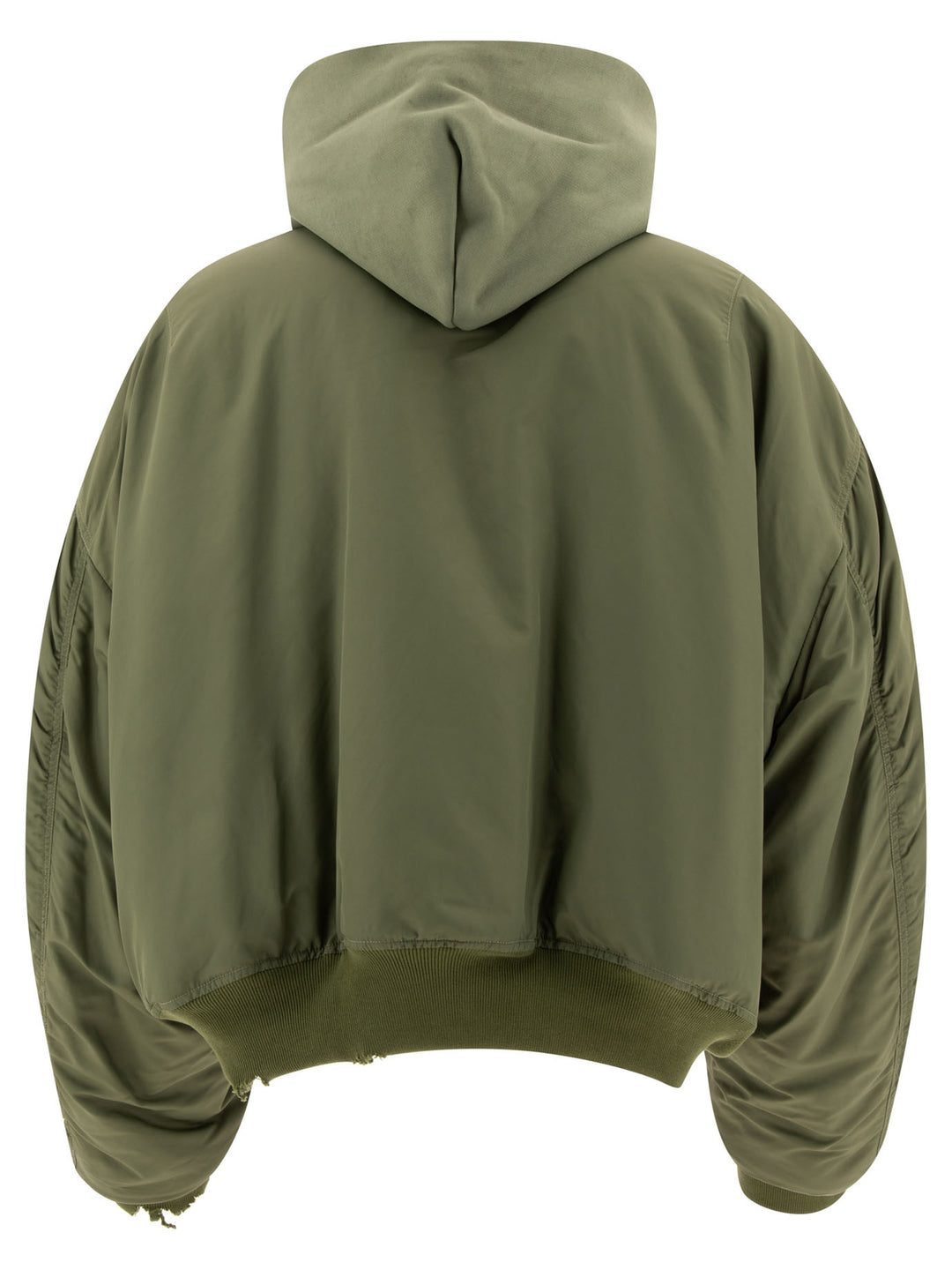 Bomber Jacket With Contrasting Interior Jackets Green