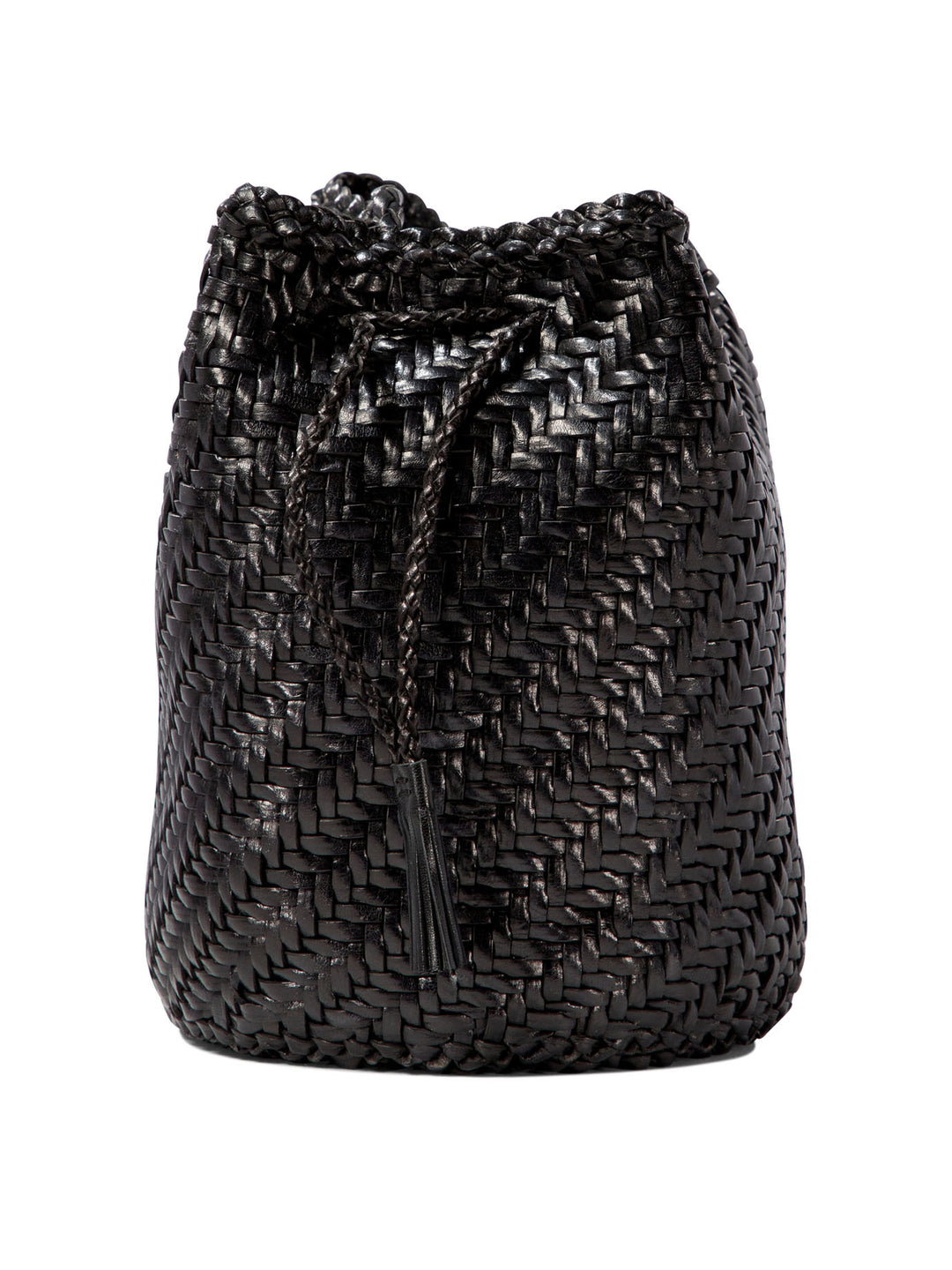 Pompom Double Jump Crossbody Bags Black