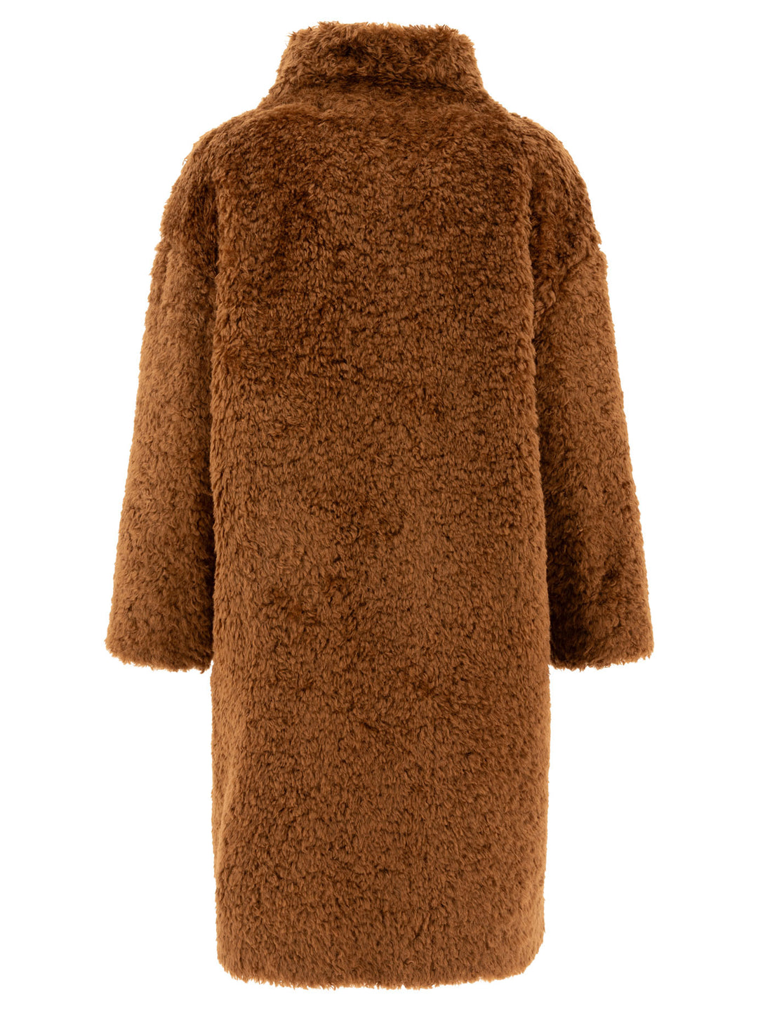 Teddy Long Coat Coats Brown