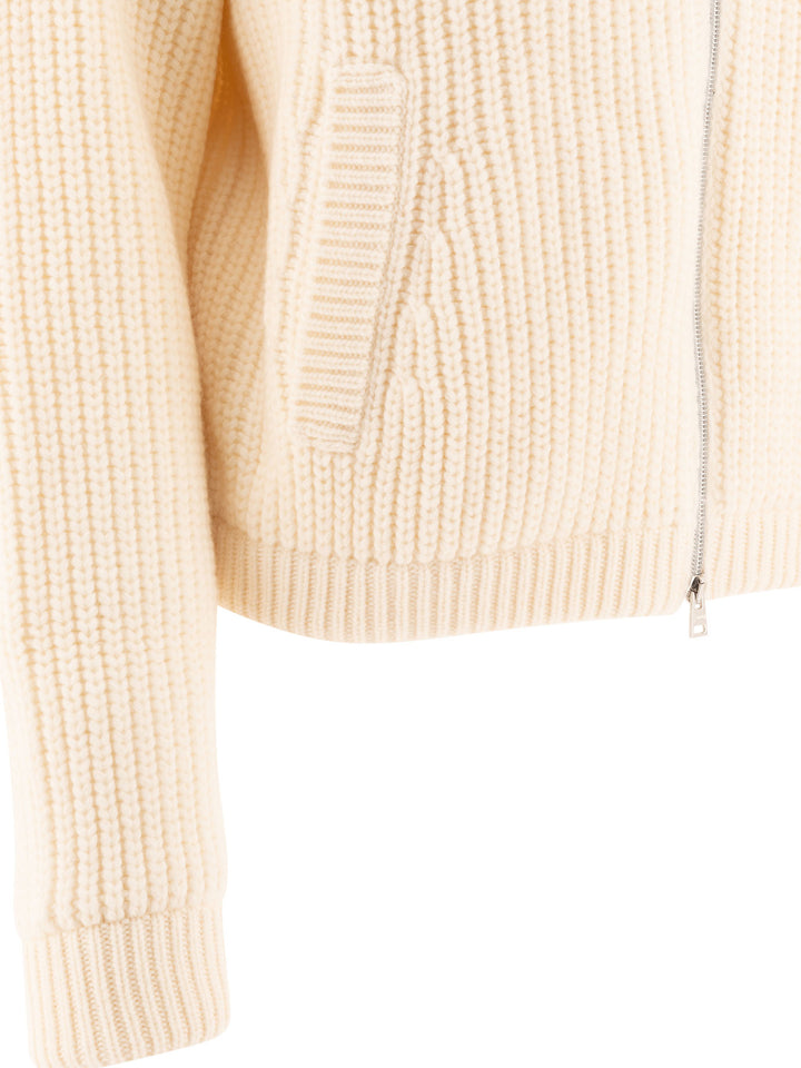 Resort Cardigan In Infinity Knitwear White