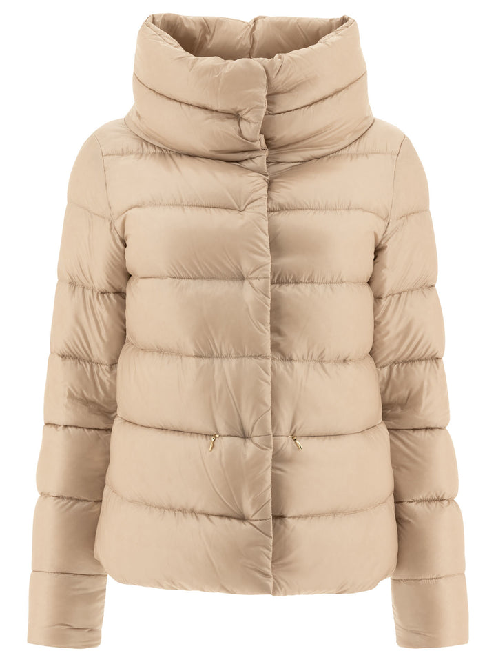 Ultralight Nylon Down Jacket Jackets Beige