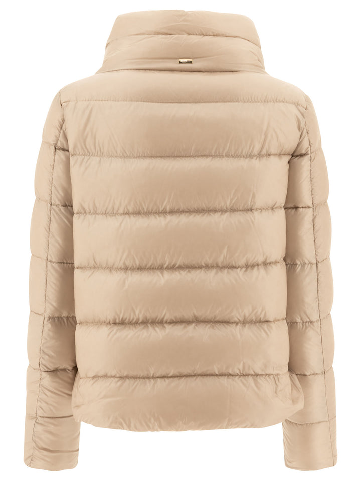 Ultralight Nylon Down Jacket Jackets Beige