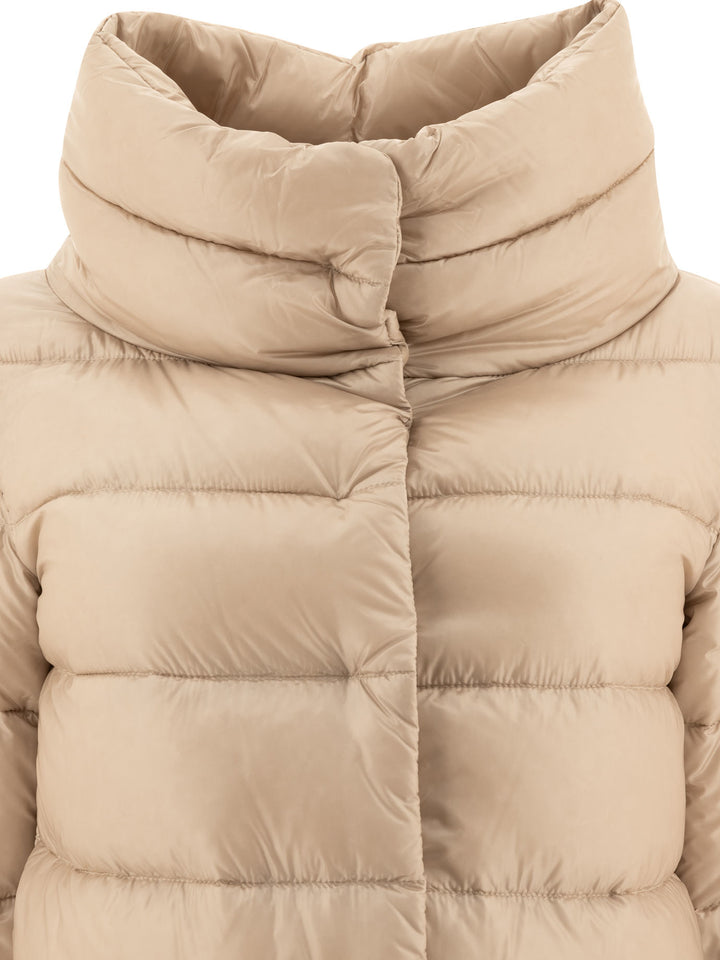 Ultralight Nylon Down Jacket Jackets Beige