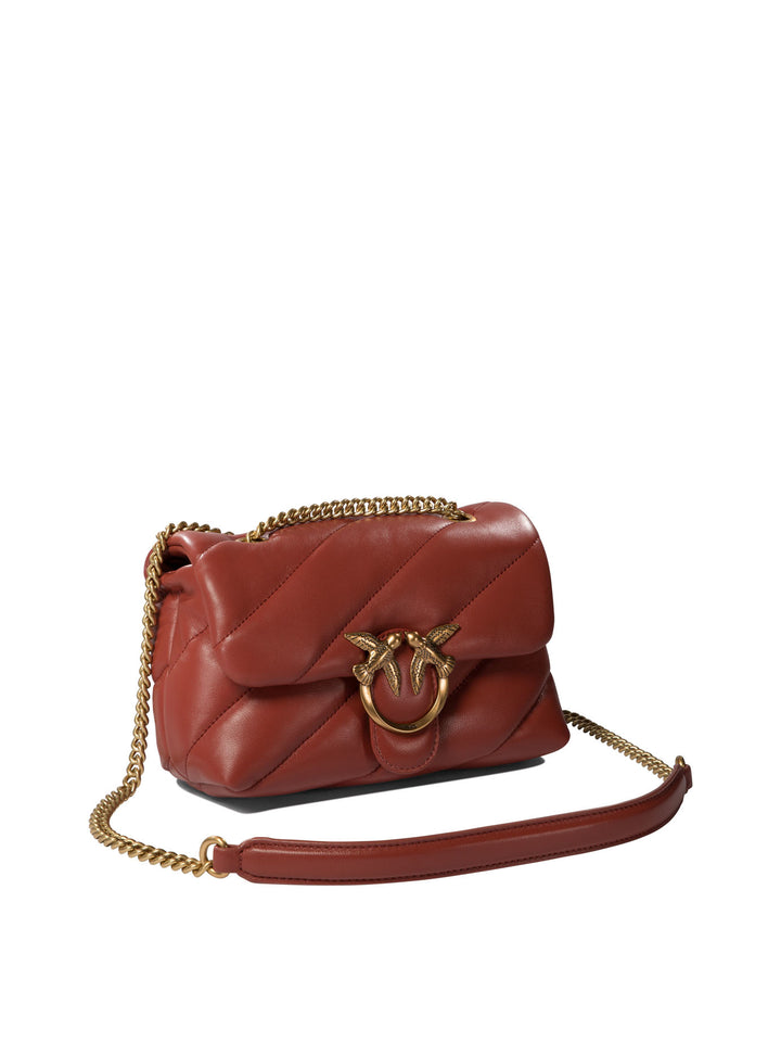 Love Mini Puff Shoulder Bags Red