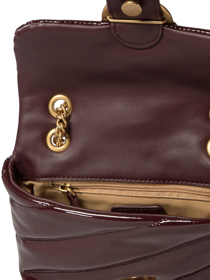 Love Baby Puff Crossbody Bags Brown